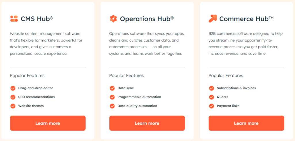 HubSpot vs Salesforce: Features