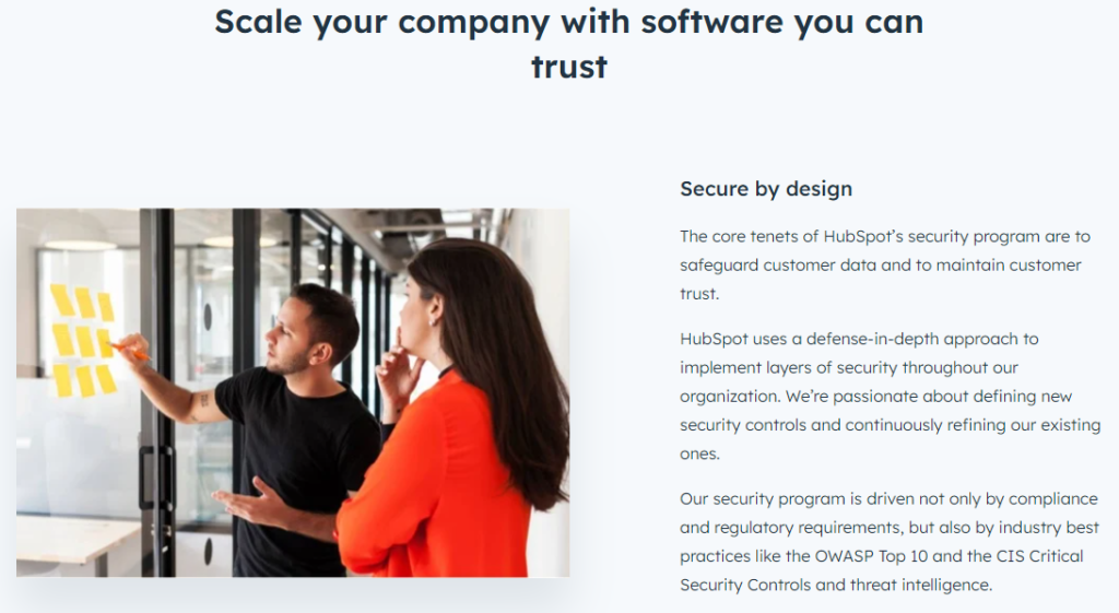 HubSpot vs Salesforce: Security