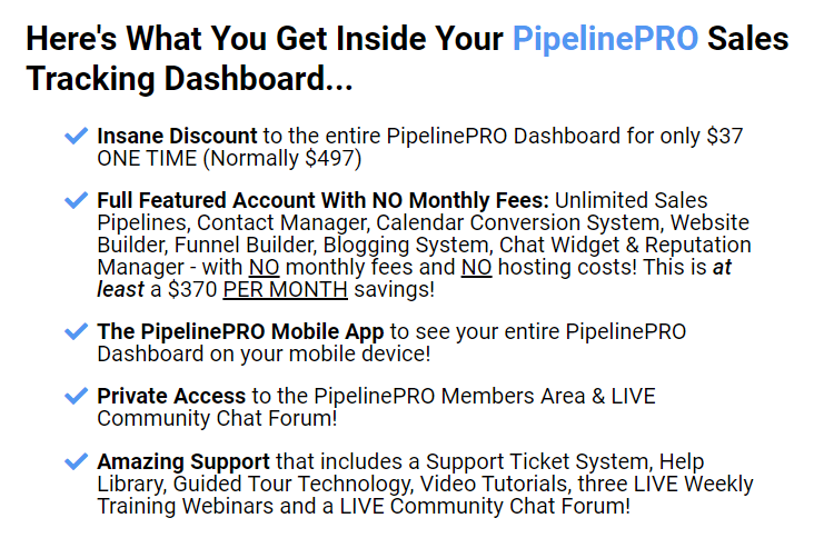 Pipeline Pro vs ClickFunnels:Pricing